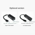 thumbnail image 3 of Gigabit PoE Ethernet Splitter, 5V 5A Output Power Adapter, IEEE802.3af, 3 of 13