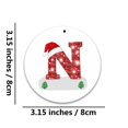 thumbnail image 4 of Christmas Tree Decorations, Personalized Alphabet Hanging Ornaments for DIY Gift and Holiday Decor, 4 of 9