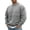 Gray, variant on Iroehba Men's Sweatshirts Color-block Crew Neck Relaxed Cut Drop Shoulder Long Sleeve Pullover Top, Clean Versatile Stylish Practical Daily Outfit