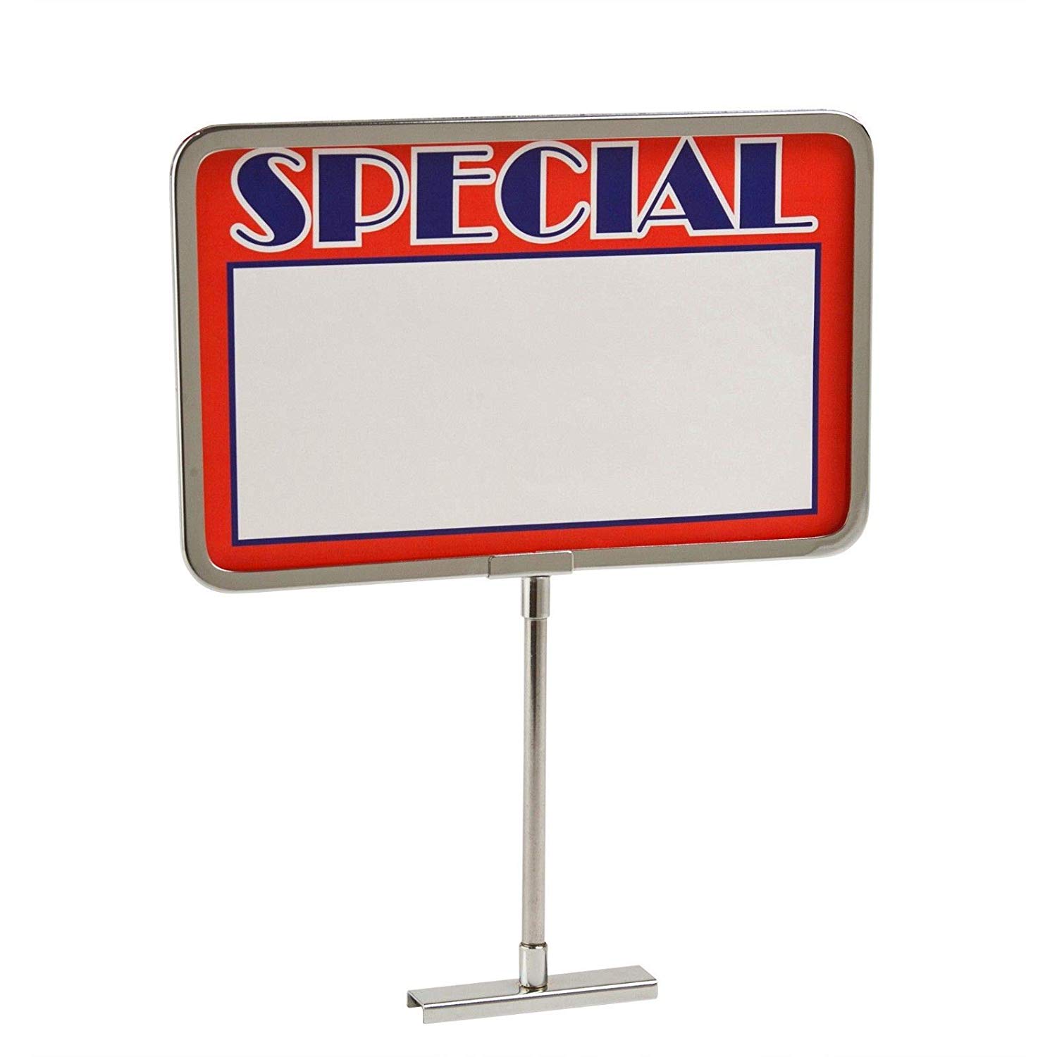 7 X 11 Card Display 20 Pack Retail Rack Acrylic Frame Magnetic Base Sign Holder 11.25 H
