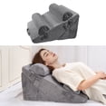 thumbnail image 1 of VEVOR - Almohada de cuña para dormir, juego de 4 unidades, ortopedicas ajustables, para brazos, piernas, cuello y hombros, almohada posoperatoria para dolor de espalda, reflujo ácido, 1 of 9