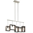 thumbnail image 6 of Kichler 44216 Industrial Frames 5 Light 44-1/2" Wide Linear Chandelier - Grey, 6 of 6