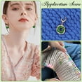 thumbnail image 5 of 1 Box 1 Set Cauldron/Beer/Flower Alloy Enamel Pendant Locking Stitch Markers Crochet Leverback Hoop Charms Lime Green 1.9~5.5cm 14 style 1pc/style 14pcs/set, 5 of 6