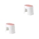 thumbnail image 4 of Inteprter Muebles duraderos Preferido PP Cómodo y plegable Niño y taburetes para cambiar zapatos de alto valor estético Cara blanca+barro rojo de tamaño pequeño 2Conjunto, 4 of 6