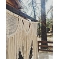 thumbnail image 4 of Bohemian Macrame Wedding Backdrop Decor Boho Chic Macrame Wall Hanging Style Macrame Tapestry Macrame Curtain & Macrame Arch (W 75 X L 85), 4 of 4