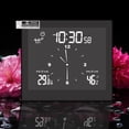 thumbnail image 1 of Reloj perfecl digital LCD Termómetro monitor de Higrómetro temporizador Reloj de dormir negro Reloj de pared digital, 1 of 8