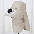 thumbnail image 2 of jiaxiM Solar Powered Fan Hat Cooling Wide Brim Sun Hat with Solars Fan Solar Usb Dual Power Supply Fishing Hats for Women Sun Visors for Women Wide Brim for Outdoor Fishing, Hiking Gardening, 2 of 5
