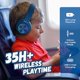 thumbnail image 2 of PowerLocus PLED Auriculares Bluetooth para niños, Auriculares inalámbricos para niños con luces LED, Volumen seguro de 74/85/94 dB, Micro SD, Cable AUX, Estéreo de alta fidelidad, Micrófono incorporad, 2 of 5