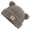 coffee, variant on Multiuse Fleece Hat with Bear Ears for Women Winter Warm Brimless Hat Windproof Skull Hat for Outdoor Cycling Camping