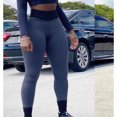 thumbnail image 2 of Fitness Pantalones de yoga sin costuras Leggings deportivos Mujer Cintura alta Medias delgadas (Azul M) Ehuebsd Para Estrenar, 2 of 4