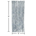 thumbnail image 6 of Prismatic Silver Foil Fringe Door Curtain Party Streamers 8' x 3' by Way to Celebrate, 6 of 6