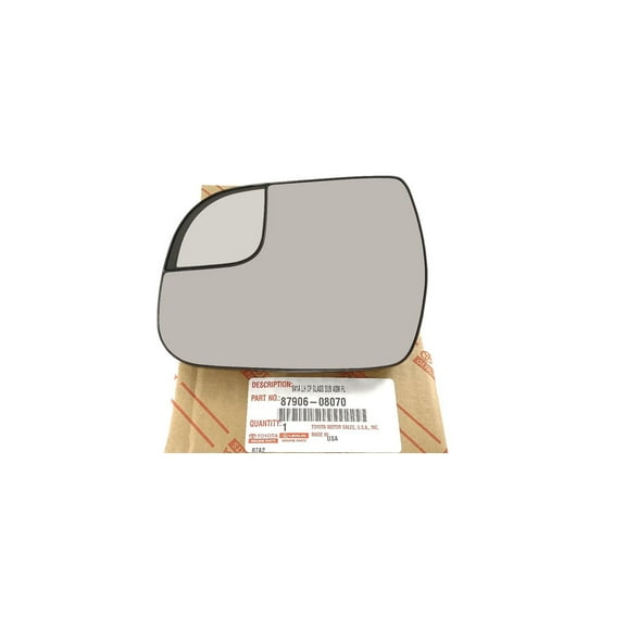 Fits 15-20 Sienna Left Driver Side Mirror Glass w/Holder Genuine OE