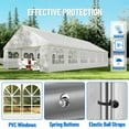 thumbnail image 3 of Luku Party Tent Heavy Duty Wedding Tent Outdoor Canopy Event Shelters Galvanized Canopy Commercial Tent with Removable Sidewall Windows for Outdoor Events Wedding Birthday, 3 of 6