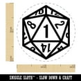 thumbnail image 2 of D20 20 Sided Gaming Gamer Dice Critical Fail Self-Inking Rubber Stamp Ink Stamper - Pink Ink - Mini 1/2 Inch, 2 of 7