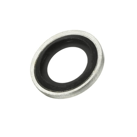 

Uxcell M12 17.8x12.7x2mm Carbon Steel Nitrile Rubber Bonded Sealing Washers 12 Pack