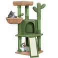 thumbnail image 1 of Cat Tree Yaheetech Cactus 107 cm con rascador y cesta, 1 of 9
