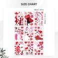thumbnail image 3 of Valentines Day Decorations Heart Window Clings Decor,Large Red Pink Heart Tree Cupid Valentines Day Decor for Kids Home School Office Classroom,Wedding Birthday Party Supplies Gifts,9 Sheets, 3 of 5