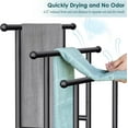 thumbnail image 4 of Kayfia 40" H Free Standing Towel Rack, 3 Tier Alloy Steel Towel Rack Stand with Basket, 4 of 8