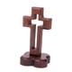 thumbnail image 5 of Cruz de mesa de la Santa Cruz con base para iglesia, sala de estar o armario. ¡Ideal para bodas! Base de flores, 5 of 9