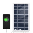 thumbnail image 4 of Amdohai 2W 5V Portable Solar Charger Waterproof Solar Panel Charger for Camping with Micro USB Plug for Charging Mobile Phones Mini Fans LED Light Home Monitor Camera, 4 of 7
