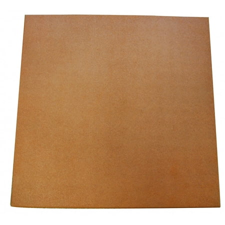 Rubber-Cal Eco-Sport Interlocking Tiles - 1 x 20 x 20 Inch - 50 Pack - 132 Square Feet Coverage - Terra-Cotta