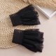 thumbnail image 3 of Pulseras góticas de encaje de mal elástica para muñeca para fiesta de boda paquete de 2 Sunnimix puños desmontables para mujer, 3 of 8