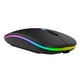 thumbnail image 2 of Ratón inalámbrico 2,4 G, recargable, 3 DPI, inteligente, pequeño, silencioso, de plástico, negro, con 2 modos, Bluetooth, para el hogar, 2 of 10