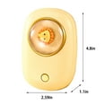 thumbnail image 3 of Christmas Gifts Liweisiy Portable Type-C Rechargeable Hand Warmer Two-Speed Therat Adjustable Hand Warmer D2257 Yellow Free Size, 3 of 8