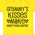 thumbnail image 4 of Inktastic Grammy Kisses for Granddaughter Girls Baby Bodysuit, 4 of 5