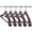 Brown, variant on Suit Hangers for Men 15 Pack, Jacket Hangers Plastic Extra Wide Shoulder 17.7" No Bumper Portable,Heavy Duty with Pant Bar for Suit, Pant, Sweater, Coat and Sport Clothe