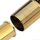 thumbnail image 4 of Solid Brass Pop-Up Drain Plug for Kitchen and Bathroom Sink with Overflow Hole, Gold, 4 of 4