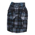 thumbnail image 4 of Polar Fleece Pet Vest Dog Winter Warm Jacket Puppy Pullover (Black Grey Grid S), 4 of 4