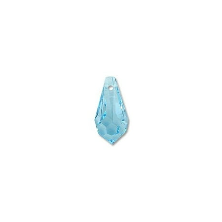- Swarovski Crystal Drop Pendant 6000 11x5.5mm Aquamarine (Package of 1)