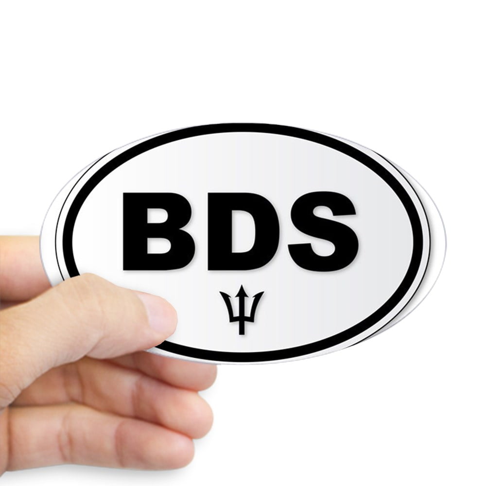 CafePress Barbados BDS Plate Sticker Sticker Oval 1802580873 