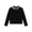 Black, variant on Girls Sequins Tops Layering Crew Neck Fleece Relaxed Fit Pullover Long Sleeve Soft Warm Trendy Outfits White 7-8Years