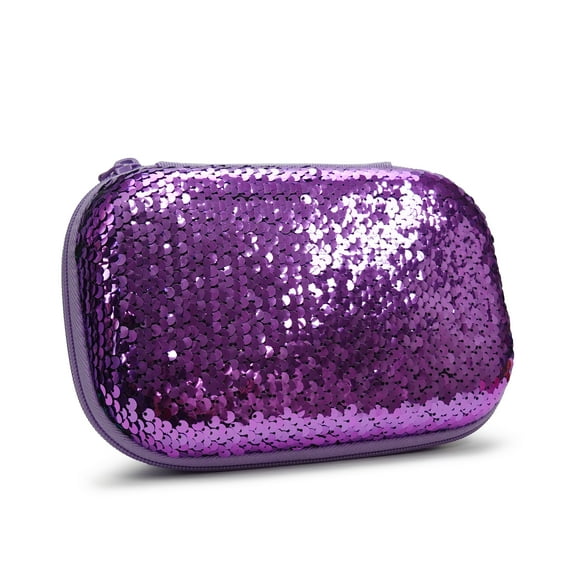 ZIPIT Sequin Pencil Box, Cute Elementary School Box for Girls