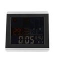 thumbnail image 1 of 1pc multifunción despertador reloj LED pantalla de alarma digital sin batería, 1 of 6