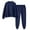 Navy, variant on Womens Fall Outfits,Fashion Clothing Stylish Women's Casual Trousers Suit Soft Comfort Two Piece Outfit Drawstring Ankle Streetwear Fall Winter Daily Wear - Purple