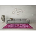 thumbnail image 3 of Ahgly Company Indoor Round Persian Pink Traditional Area Rugs, 5' Round, 3 of 4