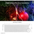 thumbnail image 2 of Led Net Mesh String Lights Outdoor Christmas Net Lights, 5FT x 5FT 96 Led String Light with 8 Modes, Connectable Fairy Light for Outdoor, Indoor, Christmas Tree, Party Decor, Multicolor, 2 of 7