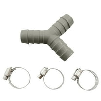 Washing Machine Drain Hose Y Type Reducer Connector For Split Pipe Connection Three Way Adapter Strainer Filter