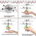 thumbnail image 4 of WJCA Orbe Volant Contrôlé à la Main, Rotation à 360° et Vol Stationnaire Automatique, Jouet Rechargeable Intérieur Extérieur pour Enfants Garçons Filles Ados, Idée Cadeau d'Anniversaire., 4 of 7