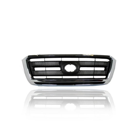 Grille - Compatible/Replacement for '10-13 Toyota Tundra Base - Chrome Outer Frame, Black Insert Billet, With Emblem Provision - 531000C230