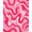 Pink,  Pattern 8, variant on ODIKA 4'x6' Machine Washable Non-Slip Area Rug, Stylish Abstract Wavy Stripe Comfy Modern Throw High Traffic Rug, Maroon, 504673