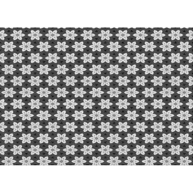 Ahgly Company Machine Washable Indoor Rectangle Transitional Silver Gray Area Rugs, 7' x 10'