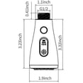 thumbnail image 5 of Functional faucet spray head, pull-out spray head, kitchen faucet nozzle, replacement spray head, sprayer nozzle, 5 of 5