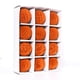 thumbnail image 3 of Flocking Christmas 6cm12pcs Boxed Christmas Tree Pendant Plastic Painted Velvet Holiday Decorations, 3 of 5