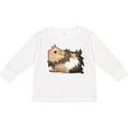 thumbnail image 3 of Inktastic Cute Long Haired Guinea Pig Boys or Girls Long Sleeve Toddler T-Shirt, 3 of 5
