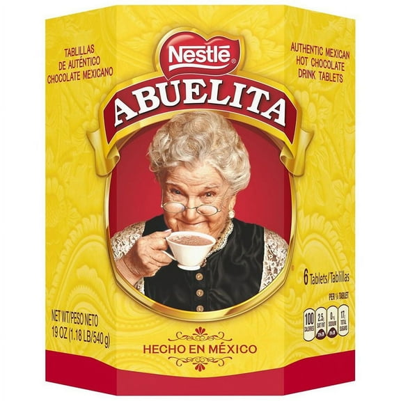 Nestle Abuelita Authentic Mexican Chocolate Drink Mix Tablets3.17oz x 6 Each