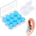 thumbnail image 1 of Ultra Soft Silicone Earplugs For Sleeping, 6 Pairs Moldable Reusable Ear Plugs, 1 of 5